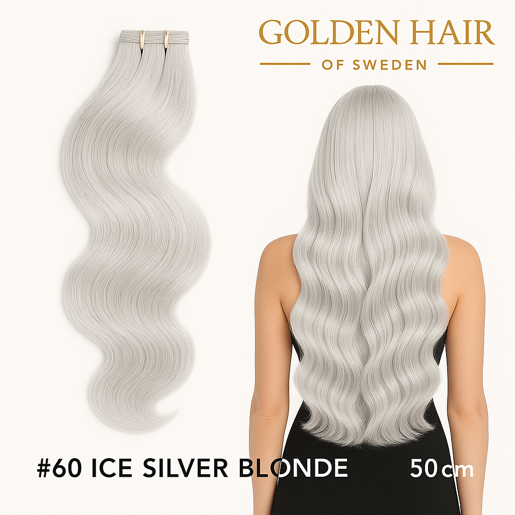 #60 ICe Silver blonde 50 cm
