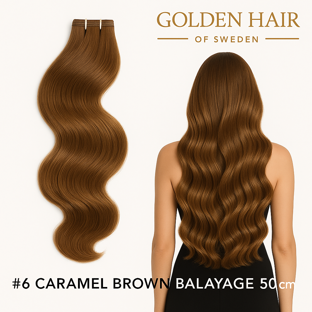 #6 caramel brown balayage 50 cm
