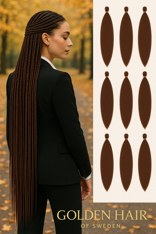 DT CHERYL Pre-Stretched Braiding Hair – 26 Tum Syntetiska